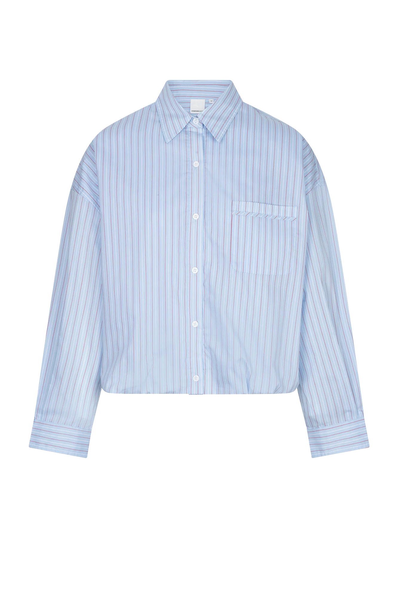 Bink Blouse Licht Blauw Streep