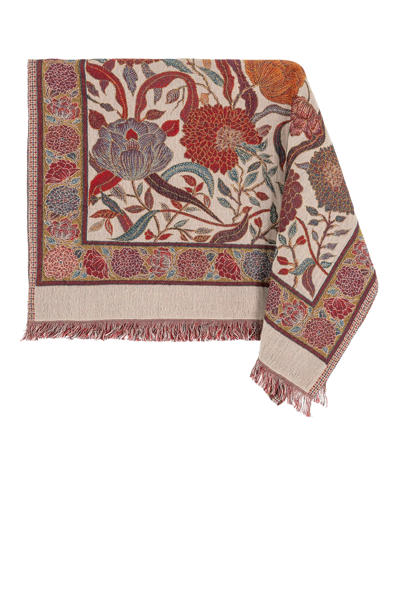 Hinte Shawl Roze Print