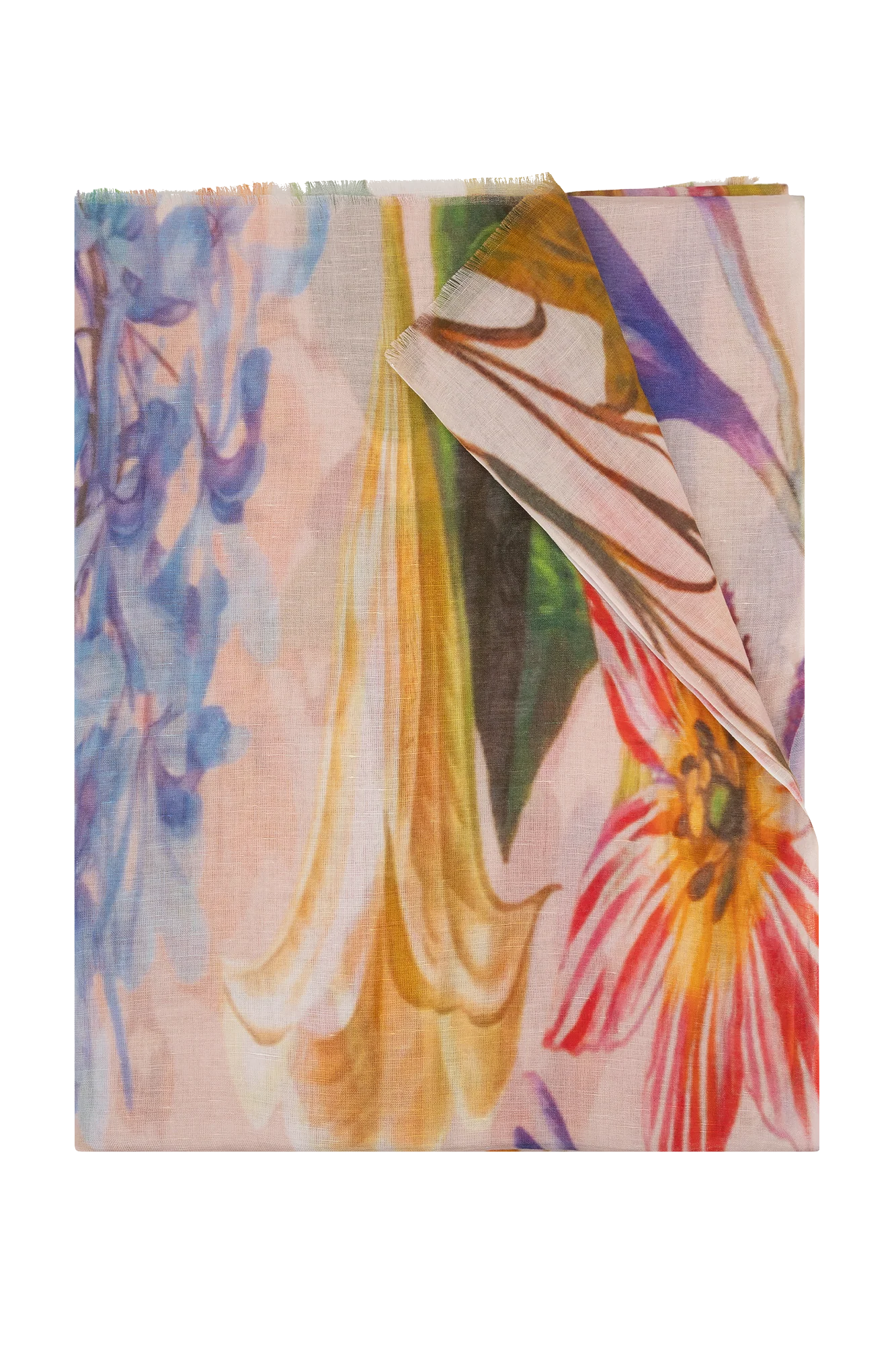 Holly Shawl Licht Roze Print - Image 2