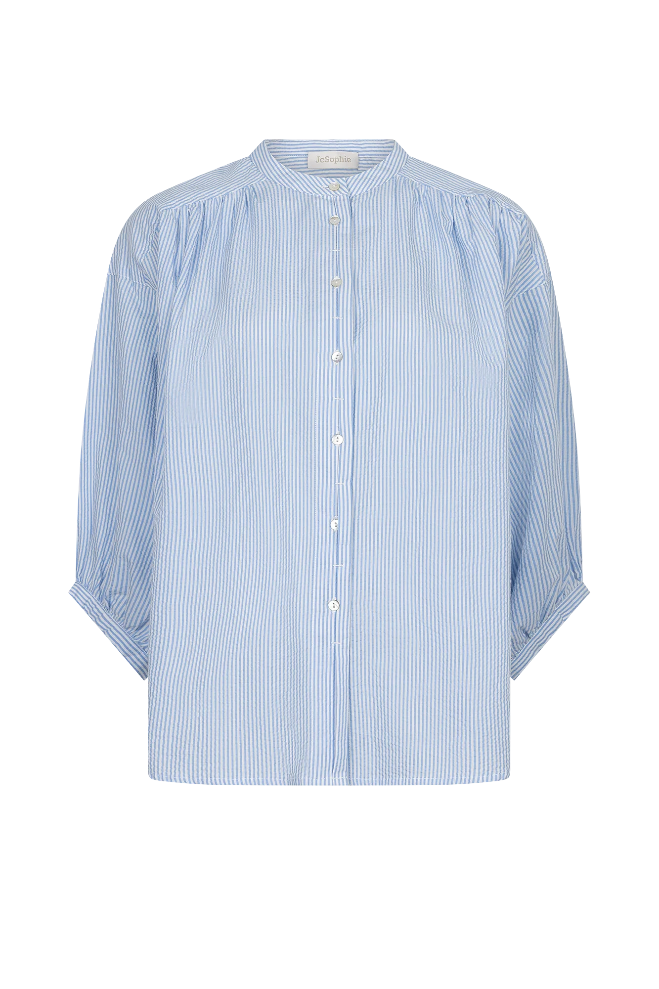 Laurie Blouse Licht Blauw Streep