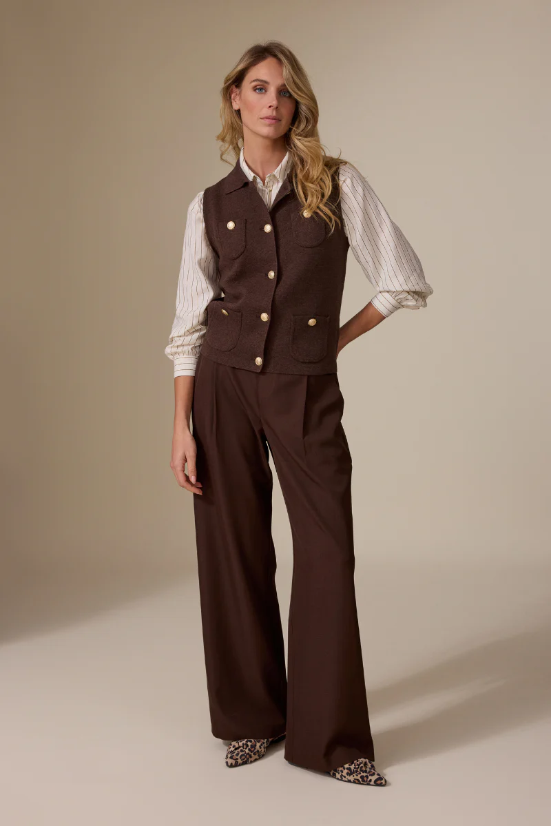 Lisa Gilet Bruin - Image 2