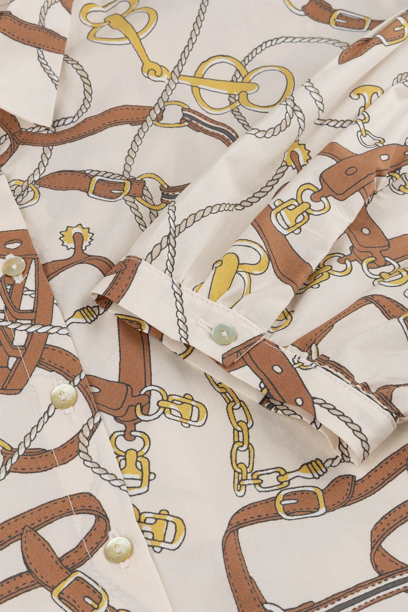 Mariana Blouse Off-white Print - Image 3