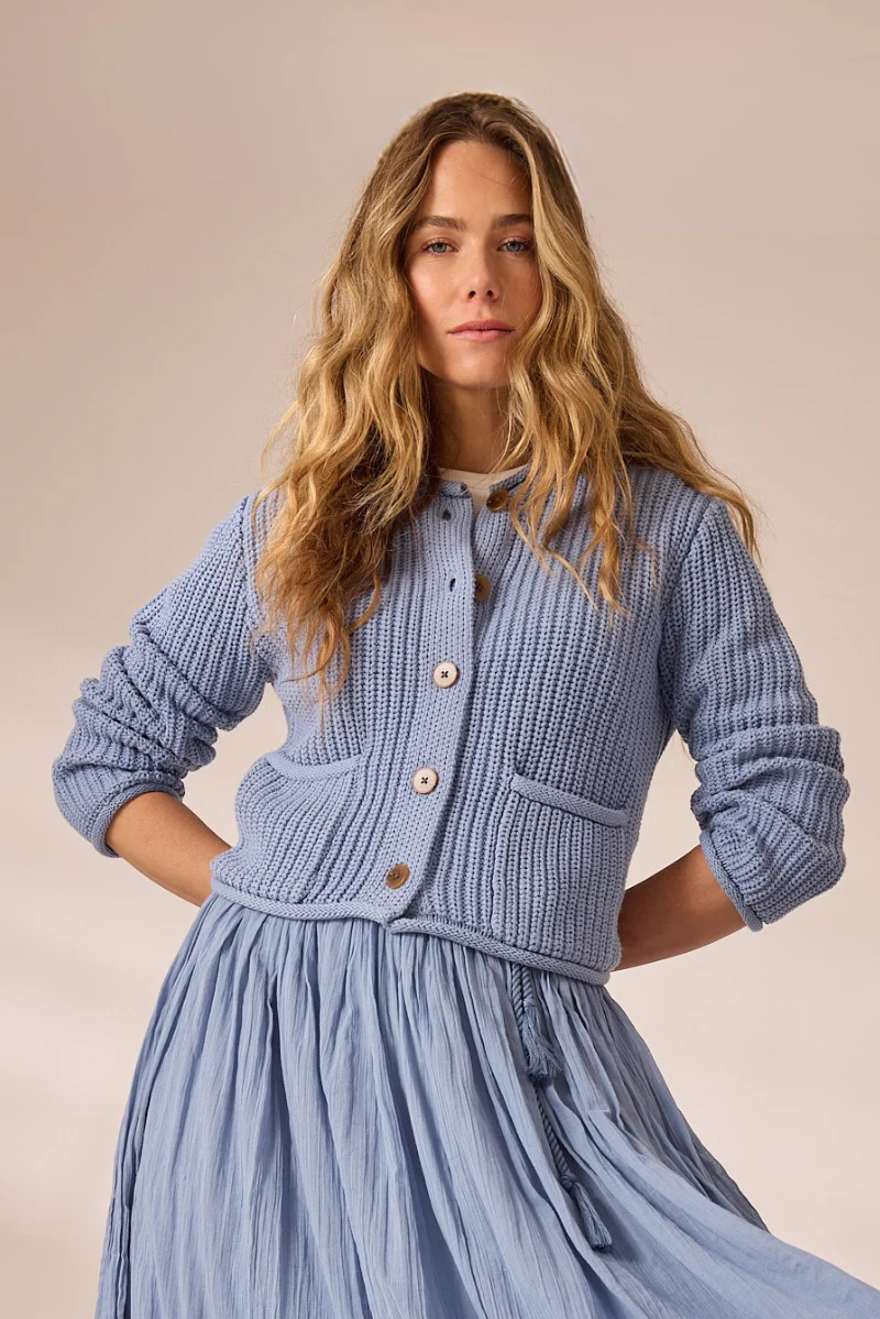 Mila Vest Blauw - Image 2