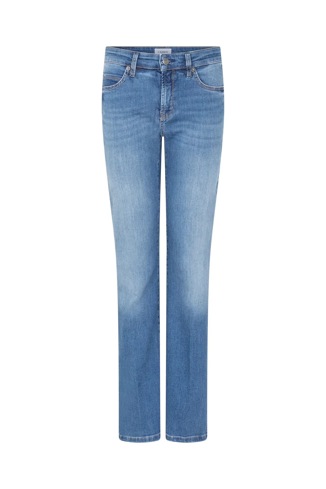 Paris Flared Auth. Denim Blauw Wash