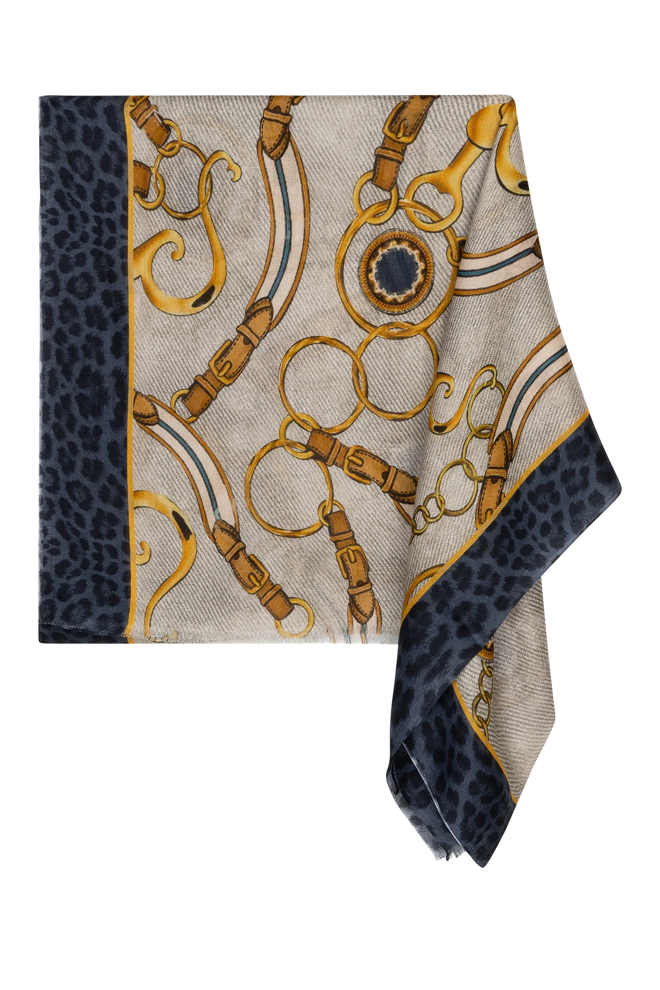 Gilana Shawl Geel Print