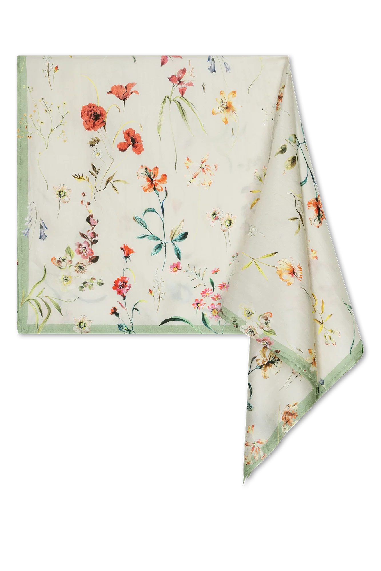 Hava Shawl Off-white Print